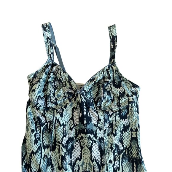 OUT FROM UNDER Snake Print Bodysuit Size Medium - Picture 4 of 8